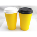 16oz Disposable Single Wall Paper Cup with Lids